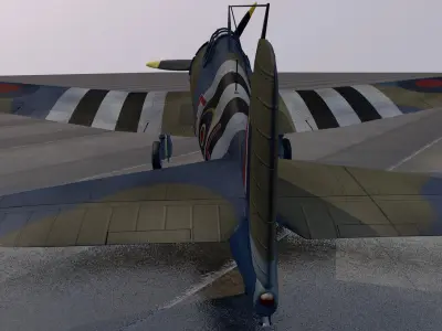 Grumman Hellcat Mk-1 - RN 3D model