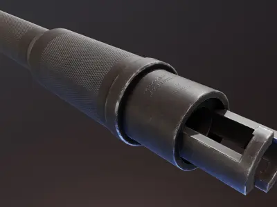 TGPV SVD Suppressor Low-poly 3D model