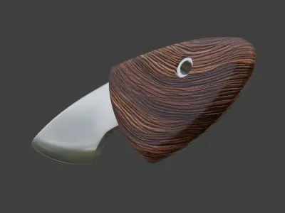 Download Knife 3D model with Textures Free Free 3D model