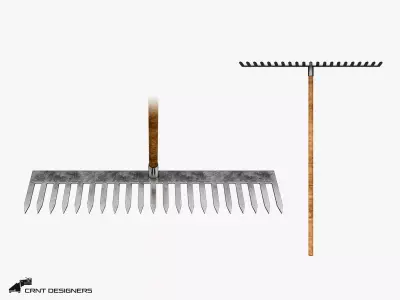 Farm Rake 3D model