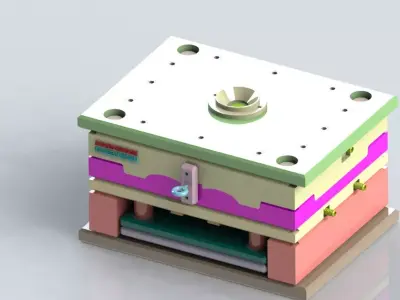 injection mouse mold 3D model