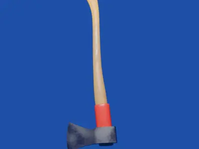  axe for games Low-poly 3D model