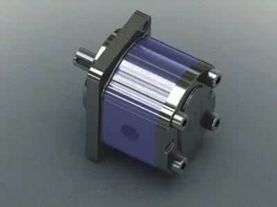 Hydraulic pump 3D model buy