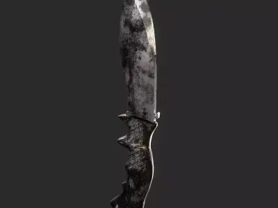 Defender Knife Free low-poly 3D model