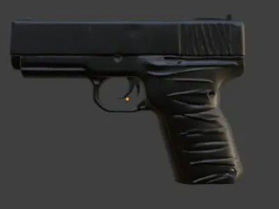 3D Pistol Model 3D model