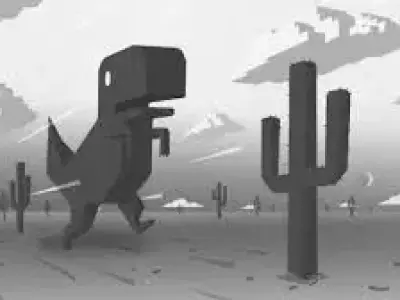 dinosaure internet 3D model