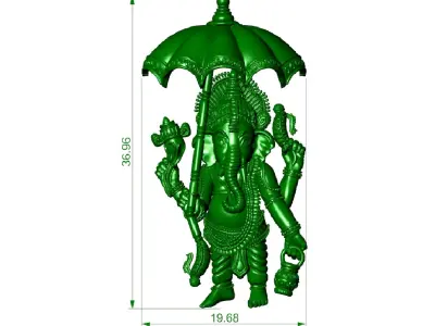 God Ganesha 3D print model