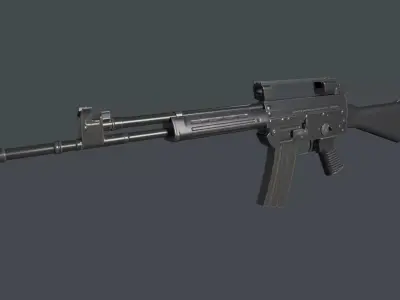 Beretta AR70 90 Low-poly 3D model