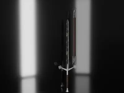 Claymore 3D model buy