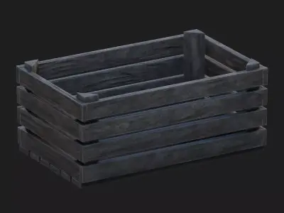 Crate Free low-poly 3D model purchase
