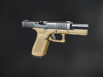 Glock 17 FREE Free low-poly 3D model