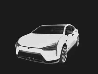 Polestar 4 3D Model 3D model