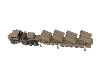 Jobaria Defense Systems Multiple Cradle Launcher  3D model