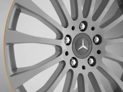 mercedes CLS Rims collection 3D model