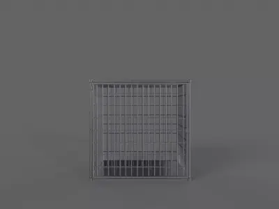 PBR Small Cage 1 Low-poly 3D model
