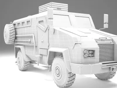 BMC Kirpi Armored  3D model