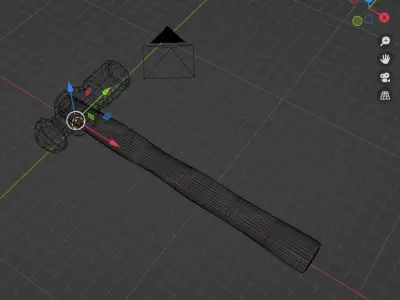 Hammer Free low-poly 3D model 8