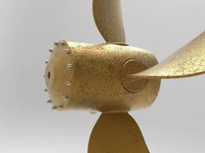 Propeller - Radiating Blades 3D model