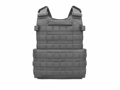 Military Bulletproof Plate Carrier Vest LBT 6094 - High Poly 3D model