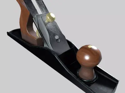 Iron Jack Plane Low-poly 3D model