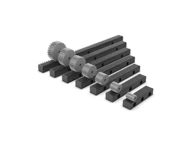 Multiple Gear Rack Set 3D print model