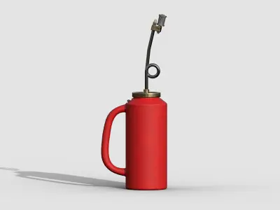 Drip Torch Low-poly 3D model