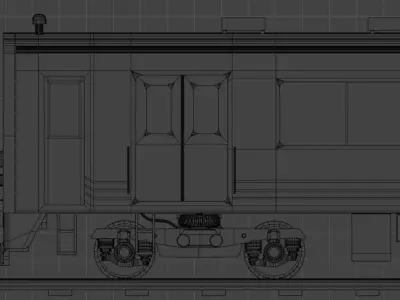 JR 205 Train  Low-poly 3D model