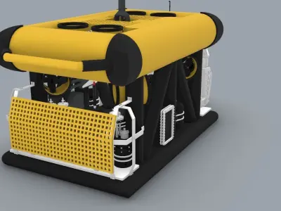 Merlin ROV WR200 Low-poly 3D model