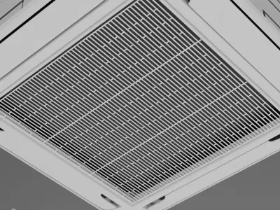 Air Conditioner Low-poly 3D model buy