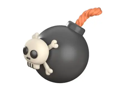Bomb 3D Illustration 3D model