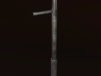 F key Tool Low-poly 3D model