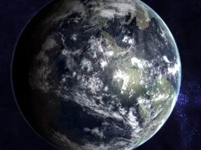 Late Cretaceous Earth 3D model