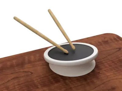 Drum pad practice pad 3d-printed with gcode for prusa mk3-s  3D print model