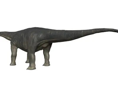 Titanosaurus Giant Lizard 3D model