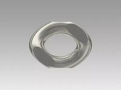 CUBAN chain 3D print model