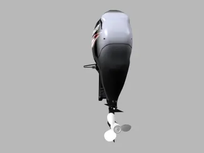 Mercury Boat Motor 3D model