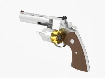 Colt python  Low-poly Low-poly 3D model