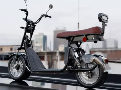 X11 Motor Electric Scooter 3D model