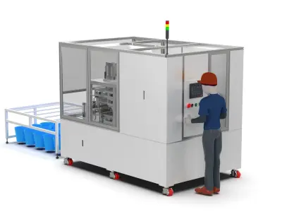 Automatic Bucket Handle Assembly Machine 3D model