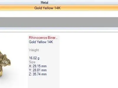 rose ring with diamonds 3D print model