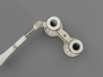 Opera Binoculars Low-poly 3D model