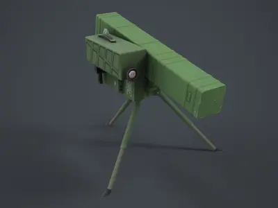 TL-4 Atgm China next generation  Low-poly 3D model