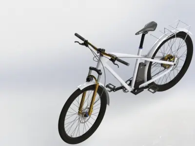 electric bicycle 3D model 5