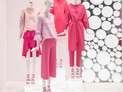 3D Showroom Fashion Store 017 3D model
