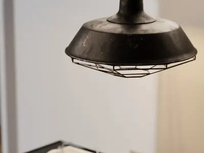 Industrial lighting furniture decoration PBR textured Free low-poly 3D model