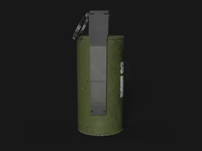 3D Smoke grenade Low-poly 3D model