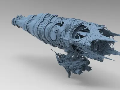 Ishtar Sigar ship 5  3D model