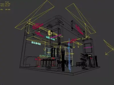 Exhibition - Area -6X6-3DMAX2012-06 3D model