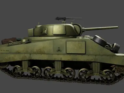 M4 Sherman 3D model