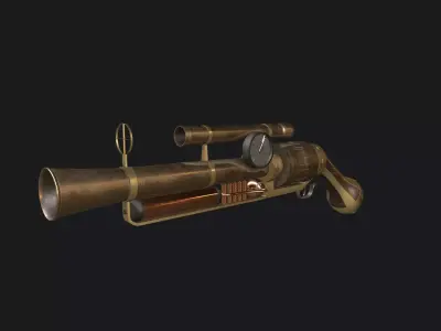 Steampunk Gun 3D model purchase